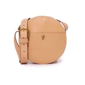 Madewell Marfa circle natural buff canteen crossbody bag